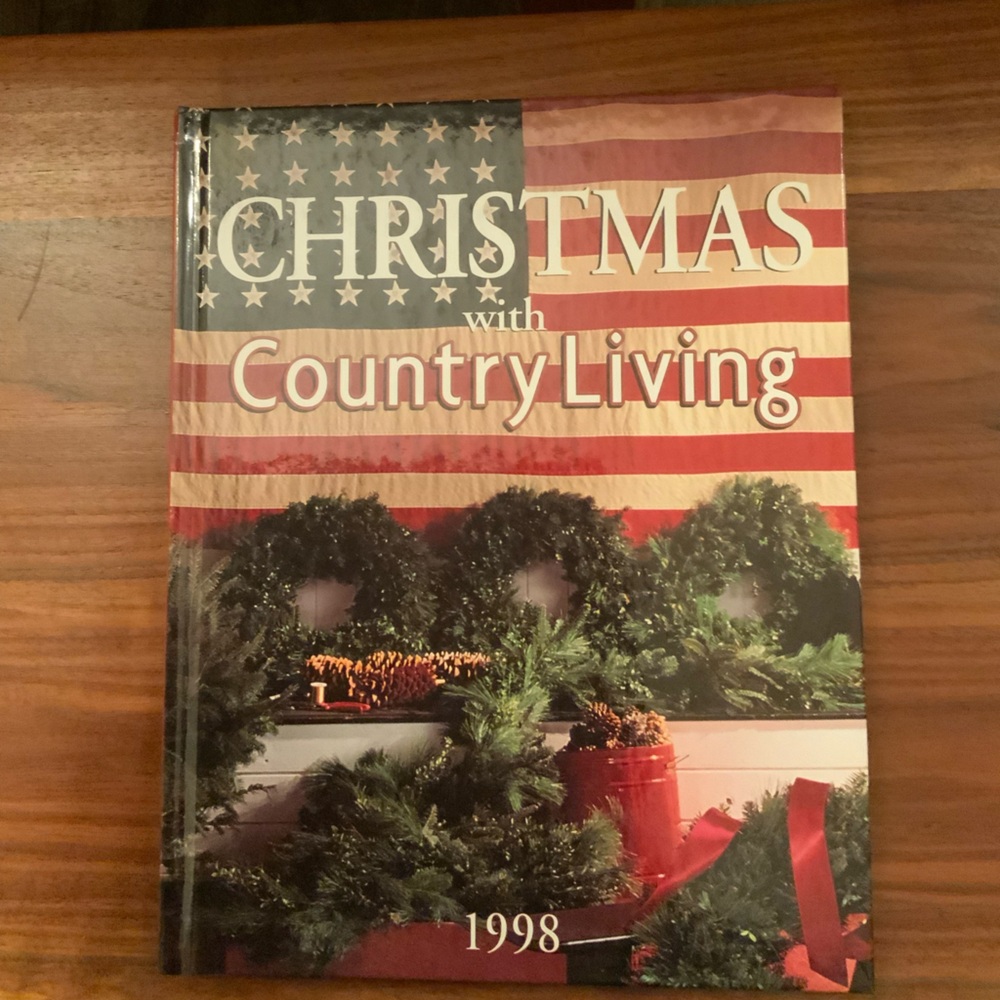 CHRISTMAS with Country Living 1998 Book